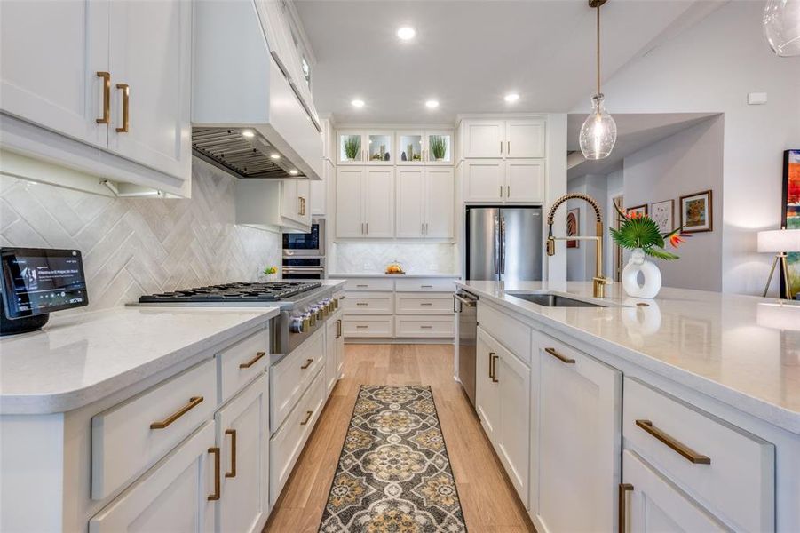 Furnished interior view inside a new home in Pecan Square - Estates, Northlake (Image 17).