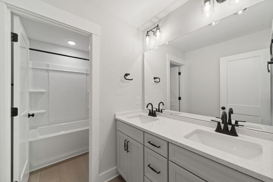Furnished interior view inside a new home in Fiddler's Ridge, Advance (Image 14).