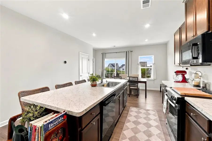 Furnished interior view inside a new home in , Hoschton (Image 14).