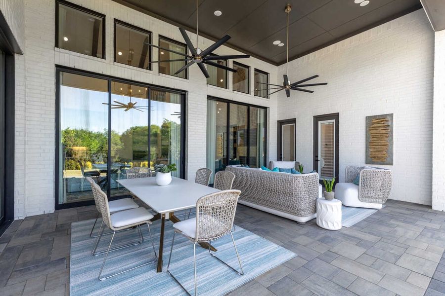 Representative Patio - some options shown