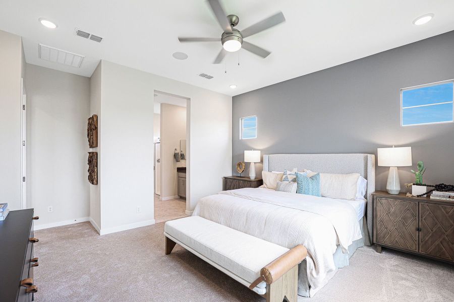 Representative furnished interior of a home built from the Copper by Mattamy Homes in Empire Pointe, Queen Creek (Image 20).