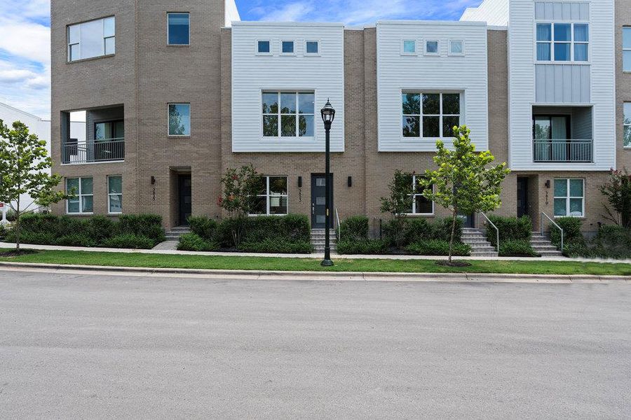 Exterior details and patio area of a home in , Austin (Image 1). Exterior details and patio area of a home in , Austin (Image 1).