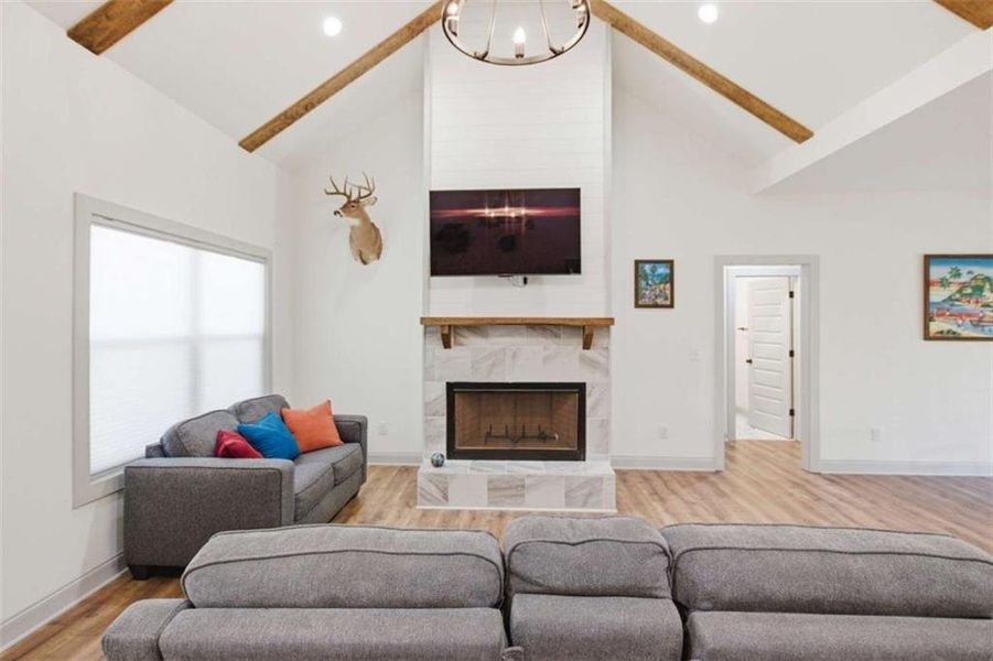 Furnished interior view inside a new home in , Clarkesville (Image 30).