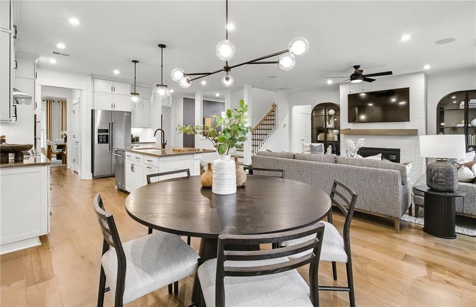 Furnished interior view inside a new home in Ashworth Estates, Powder Springs (Image 8).