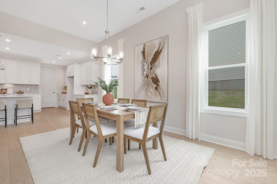 Furnished interior view inside a new home in Handsmill on Lake Wylie, York (Image 16).