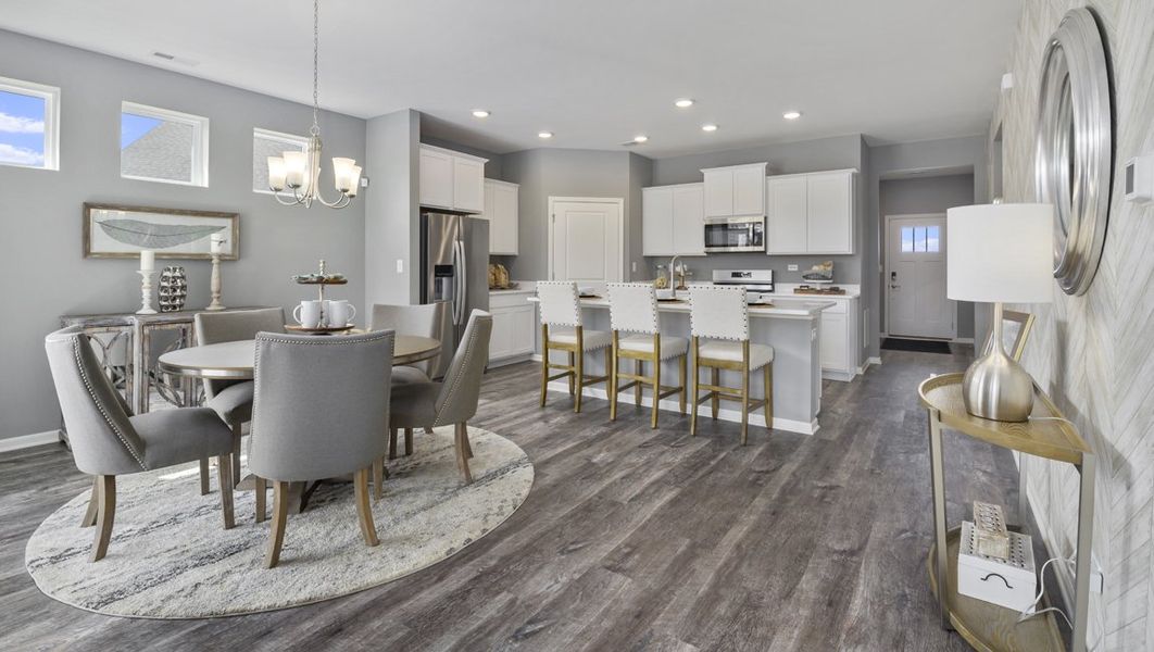 Furnished interior view inside a new home in Legacy Farms, White House (Image 6). Furnished interior view inside a new home in Legacy Farms, White House (Image 6).