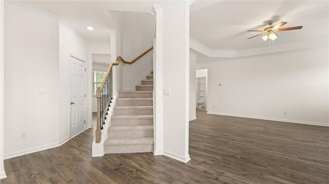 Spacious, unfurnished interior of a new home in Independence, Loganville (Image 37). Spacious, unfurnished interior of a new home in Independence, Loganville (Image 37).