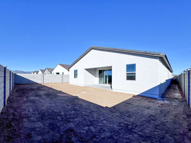 Back exterior elevation Back exterior elevation