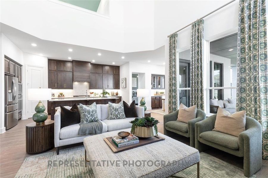 Furnished interior view inside a new home in Landmark, Denton (Image 10). Furnished interior view inside a new home in Landmark, Denton (Image 10).