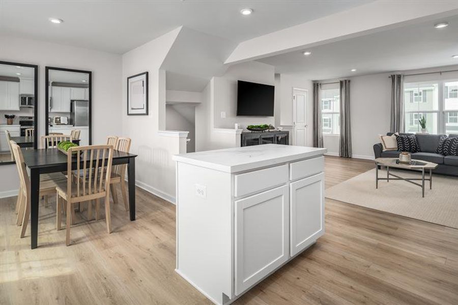 Furnished interior view inside a new home in Fall Crest, Antioch (Image 6).