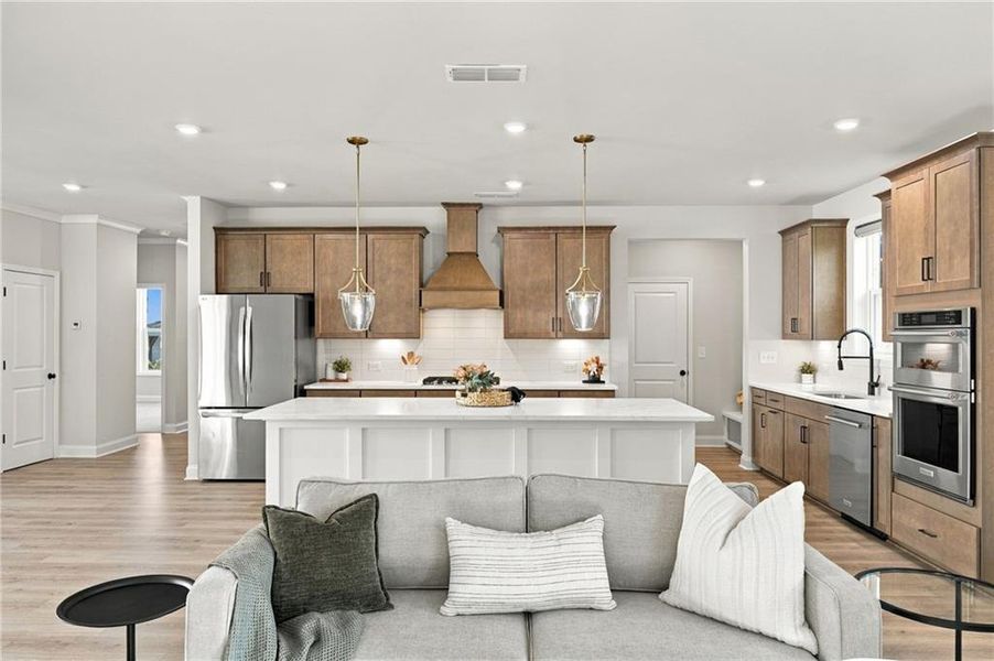 Furnished interior view inside a new home in The Paddocks at Doc Hughes, Buford (Image 15). Furnished interior view inside a new home in The Paddocks at Doc Hughes, Buford (Image 15).