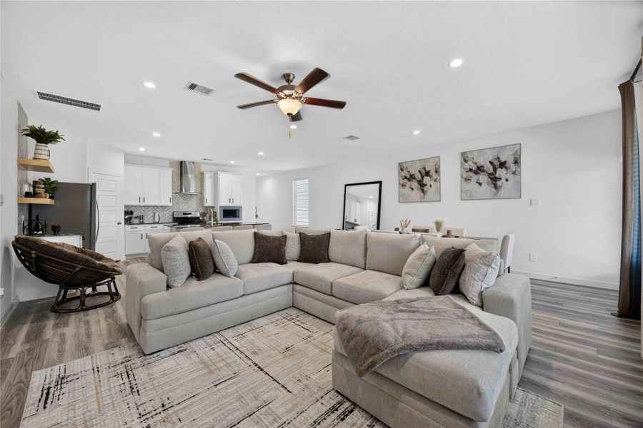 Furnished interior view inside a new home in , Houston (Image 4).