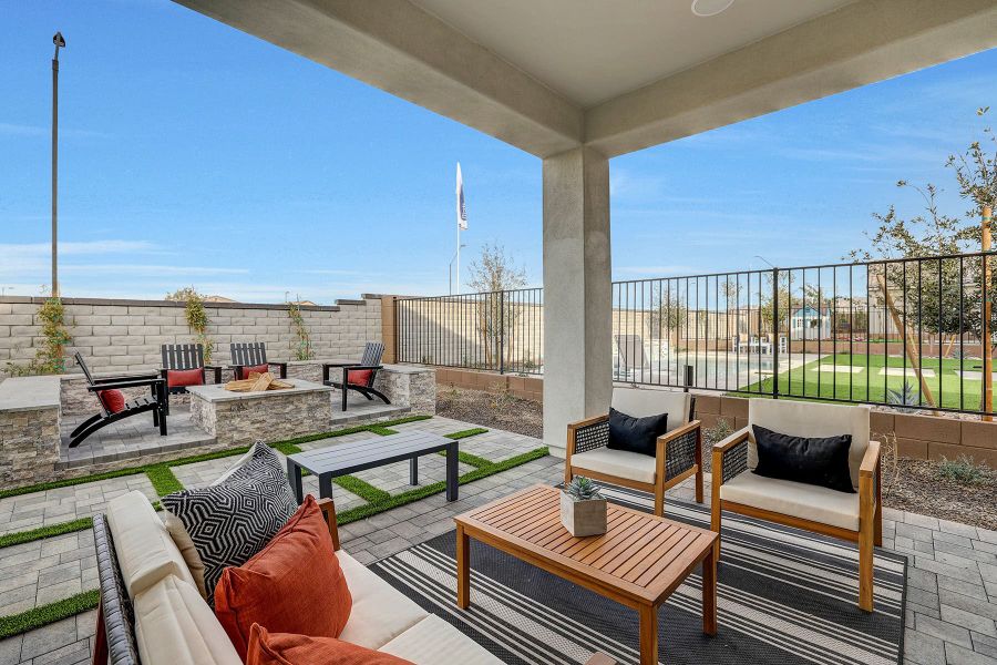 Representative furnished interior of a home built from the Cobalt by Mattamy Homes in Tyler Ranch, Buckeye (Image 43).