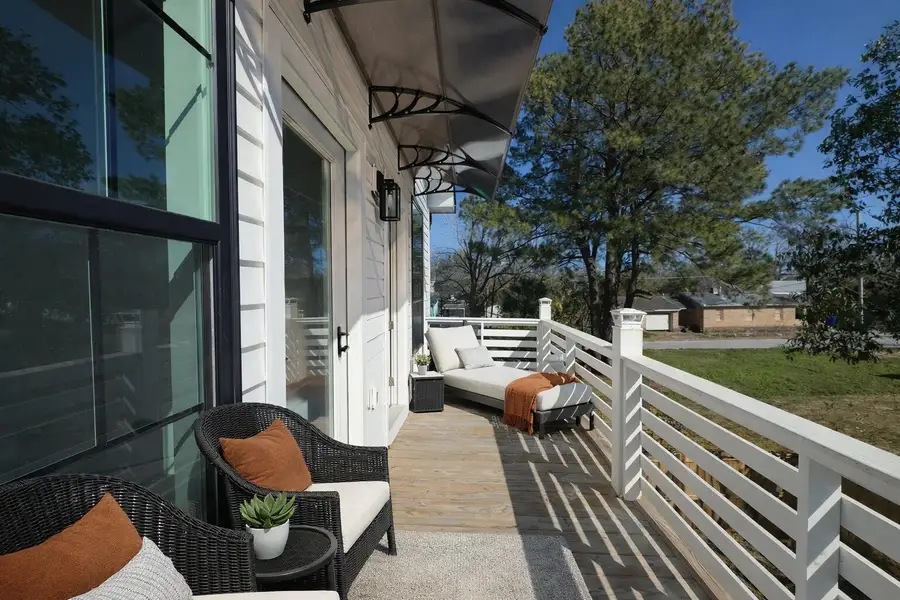 Exterior details and patio area of a home in , North Charleston (Image 3). Exterior details and patio area of a home in , North Charleston (Image 3).
