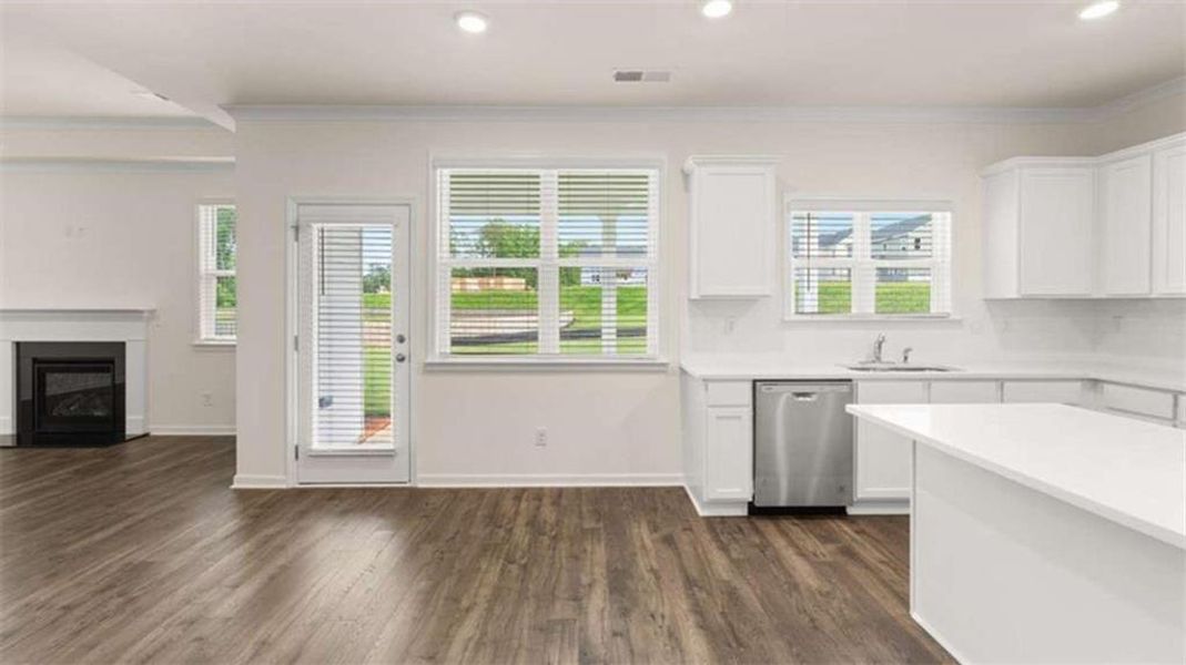 Furnished interior view inside a new home in Independence, Loganville (Image 7). Furnished interior view inside a new home in Independence, Loganville (Image 7).