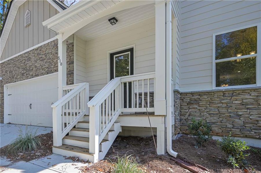 Exterior details and patio area of a home in , Newnan (Image 4).