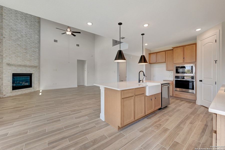 Furnished interior view inside a new home in Everly Estates, San Antonio (Image 4). Furnished interior view inside a new home in Everly Estates, San Antonio (Image 4).