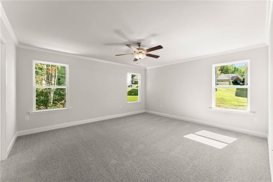 Spacious, unfurnished interior of a new home in Habersham Meadows, Demorest (Image 31).