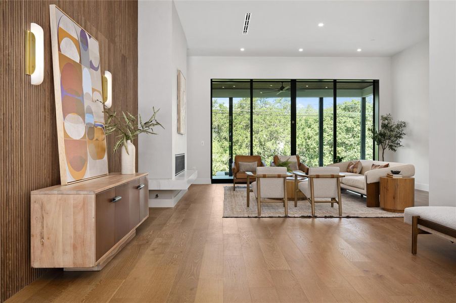 Furnished interior view inside a new home in , Austin (Image 7). Furnished interior view inside a new home in , Austin (Image 7).