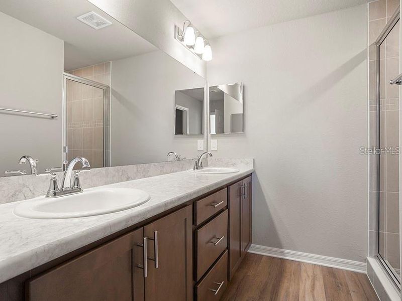 Furnished interior view inside a new home in The Crossings - Townhomes, St. Cloud (Image 10).