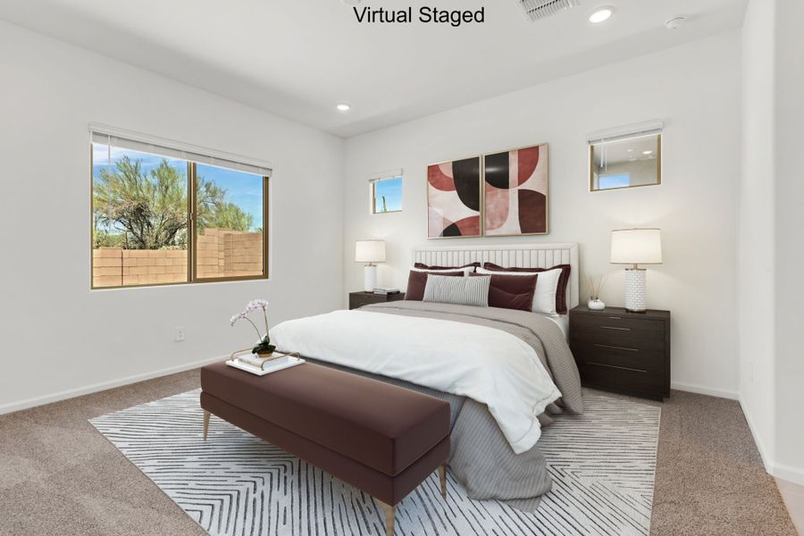 Furnished interior view inside a new home in Saguaro Reserve II, Marana (Image 6).