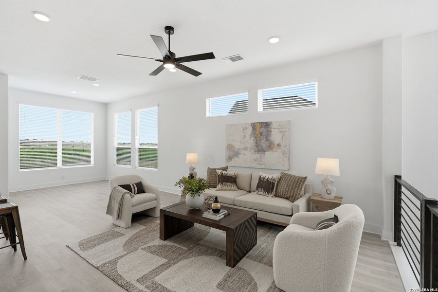 Furnished interior view inside a new home in Prominence Urban, San Antonio (Image 20).