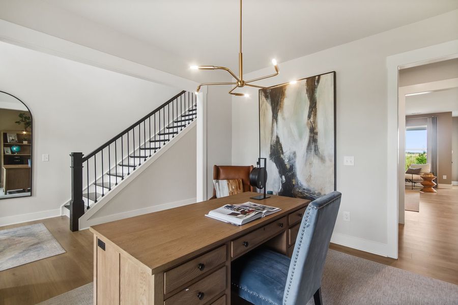 Furnished interior view inside a new home in Parkers Summit, Greer (Image 8).