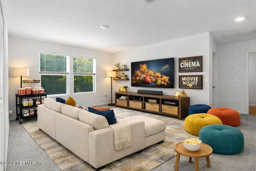 Furnished interior view inside a new home in Entrada, St. Augustine (Image 35).
