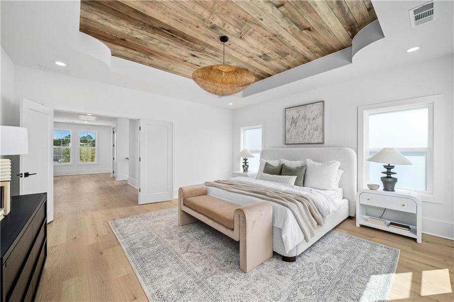 Furnished interior view inside a new home in Echo at Crabapple, Milton (Image 37).