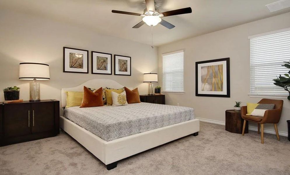 Furnished interior view inside a new home in Emory Crossing 40s, Hutto (Image 13).