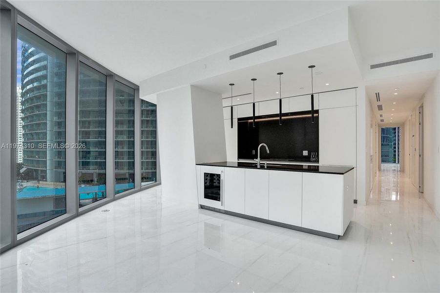 Furnished interior view inside a new home in , Miami (Image 16).