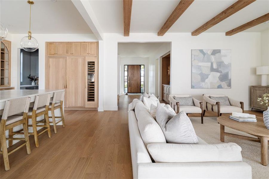 Furnished interior view inside a new home in , Dallas (Image 8).