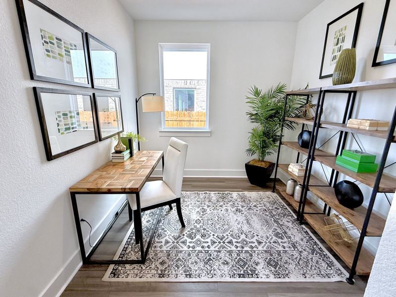 Furnished interior view inside a new home in Sage Collection – Freedom at Anthem, Kyle (Image 6).