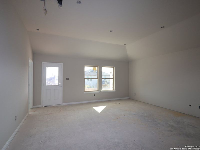 In-progress construction of a new home in Hunters Ranch, San Antonio, TX (Image 30).