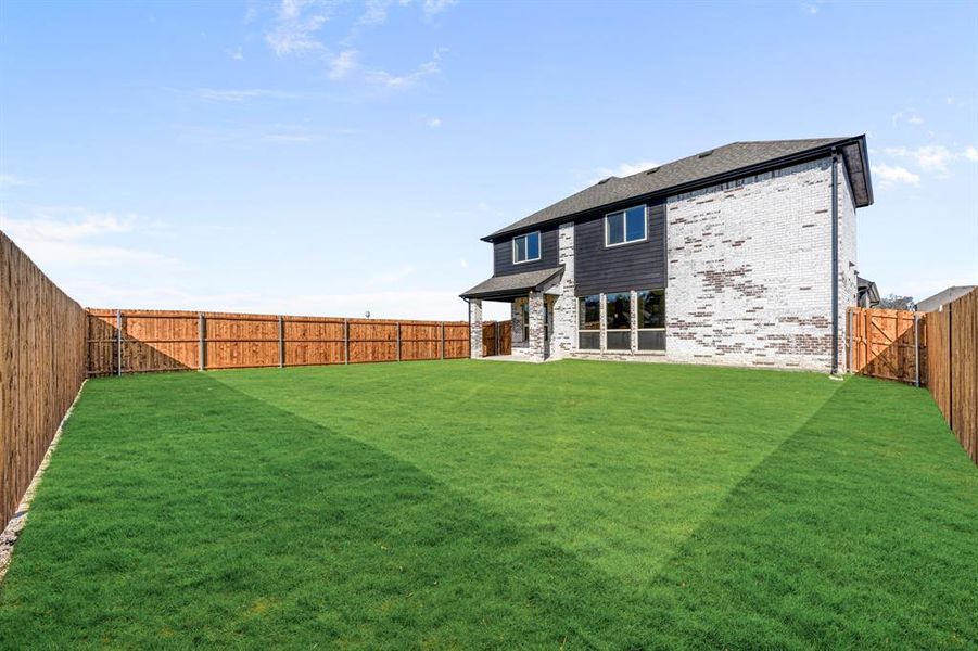 Exterior details and patio area of a home in Anderson Crossing, Trenton (Image 23). Exterior details and patio area of a home in Anderson Crossing, Trenton (Image 23).