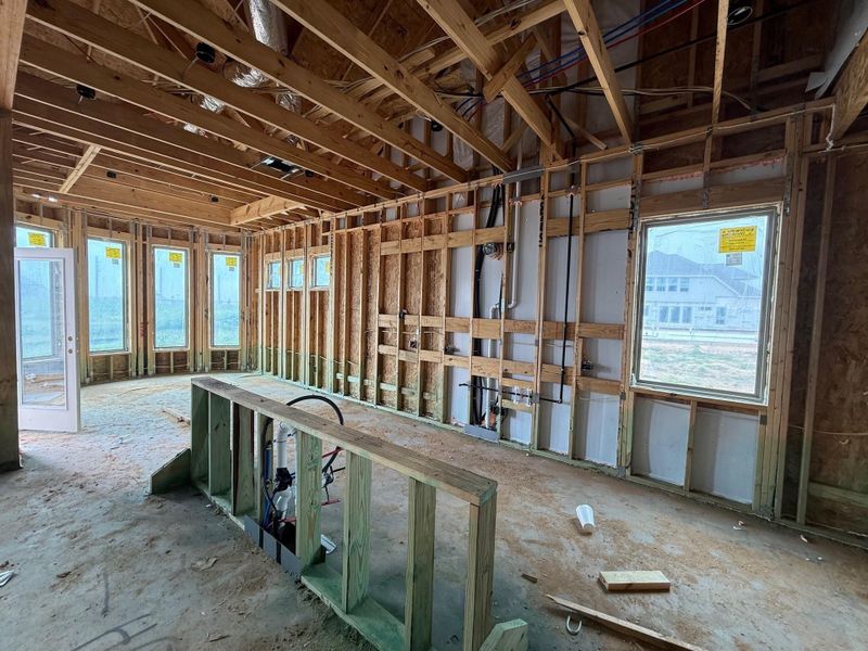 In-progress construction of a new home in Candela, Richmond, TX (Image 8).