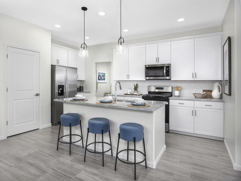 Furnished interior view inside a new home in Hanson Ridge, Vail (Image 3).
