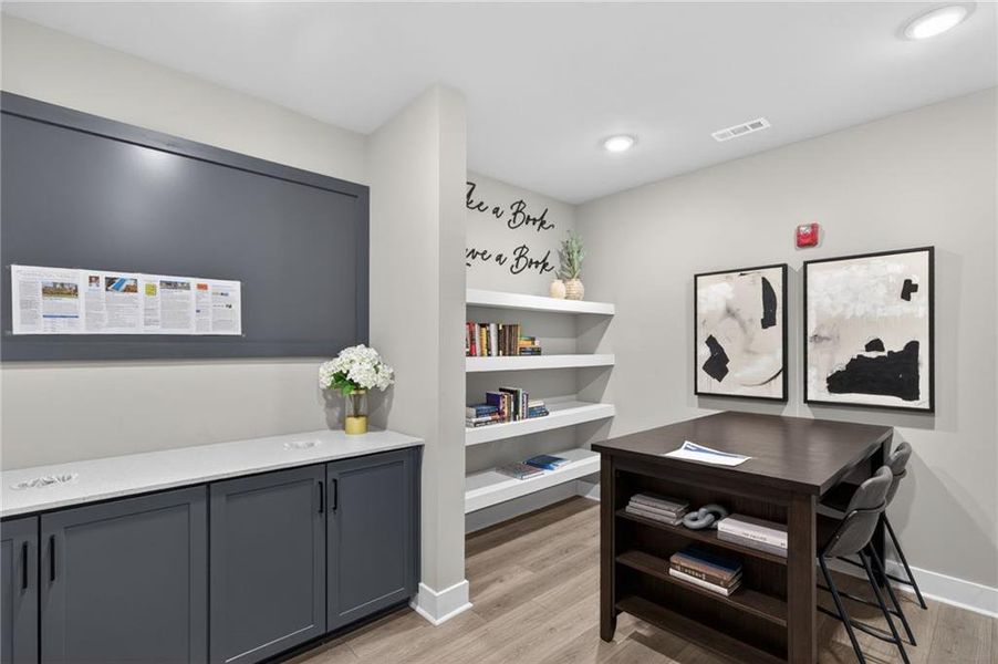 Furnished interior view inside a new home in Gatherings® at Herrington, Cumming (Image 29).