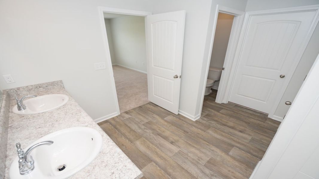 Spacious, unfurnished interior of a new home in Cottonwood Place, Tabor City (Image 39). Spacious, unfurnished interior of a new home in Cottonwood Place, Tabor City (Image 39).