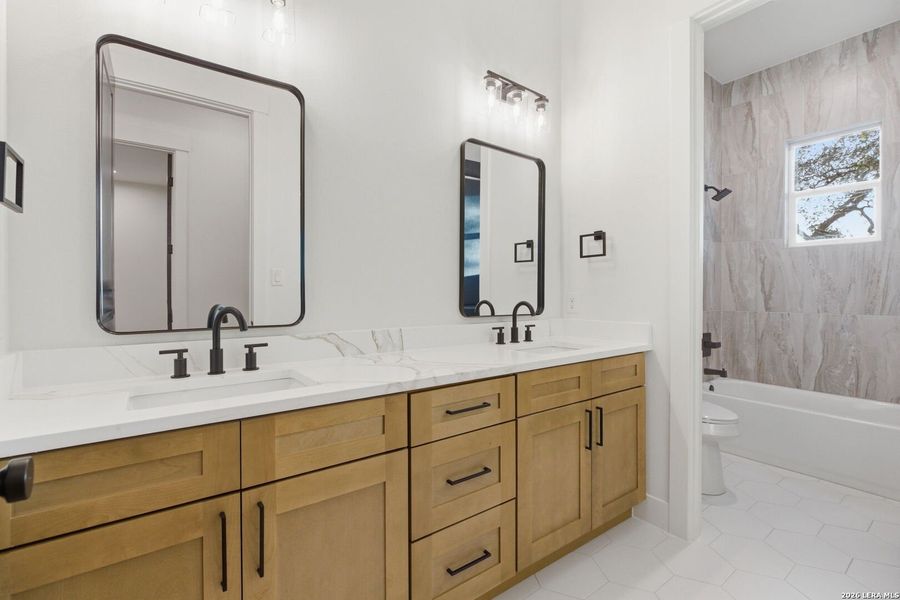 Furnished interior view inside a new home in , Bulverde (Image 17).