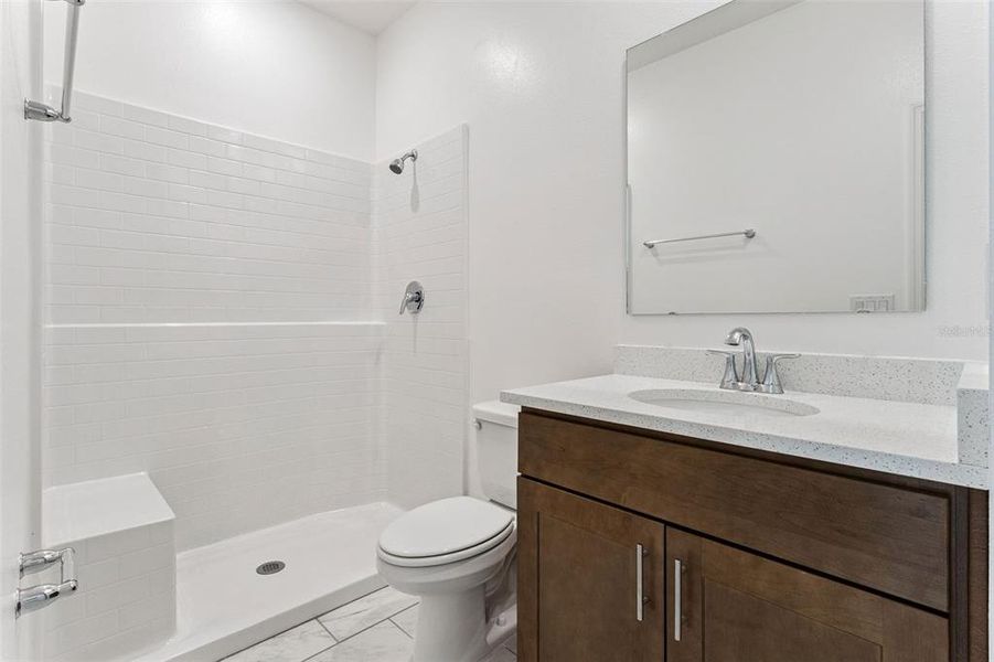 Furnished interior view inside a new home in Villa Pass, Mascotte (Image 16). Furnished interior view inside a new home in Villa Pass, Mascotte (Image 16).