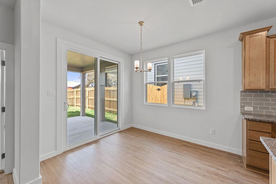 Representative unfurnished interior of a home built from the Sabrine by Hakes Brothers in Highland Ridge, New Braunfels (Image 29).
