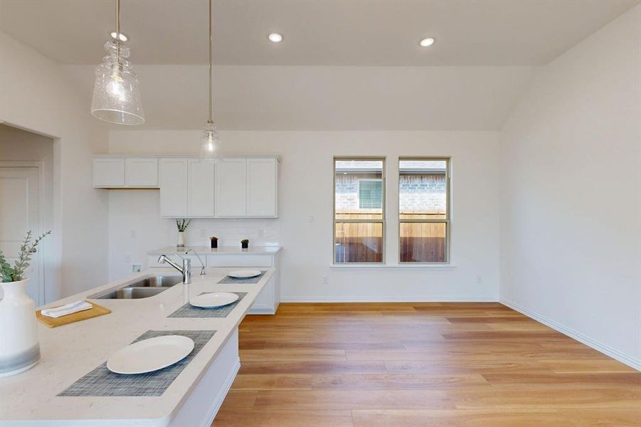 Furnished interior view inside a new home in Tarrytown, Crowley (Image 10).