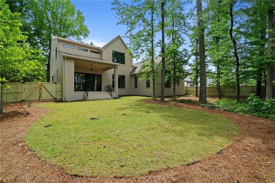 Exterior details and patio area of a home in , Alpharetta (Image 26). Exterior details and patio area of a home in , Alpharetta (Image 26).