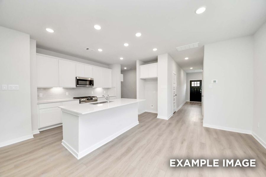 Representative furnished interior of a home built from the The Blanco F by Davidson Homes LLC in Spring Branch Crossing, Conroe (Image 7).