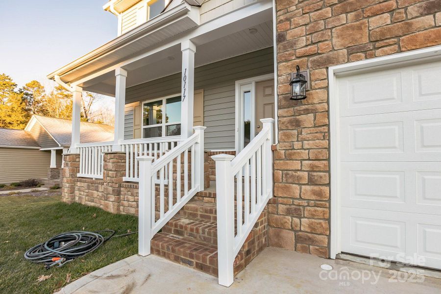 Exterior details and patio area of a home in , Hickory (Image 2).