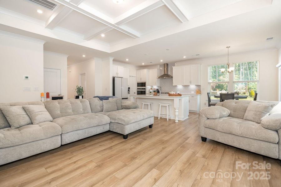 Furnished interior view inside a new home in , Clover (Image 25).