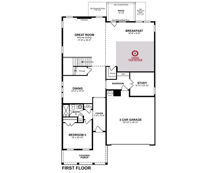 2D floor plan layout for the Tucker II by Beazer Homes in Wisteria at GreenHouse, Marietta, GA (Image 3). 2D floor plan layout for the Tucker II by Beazer Homes in Wisteria at GreenHouse, Marietta, GA (Image 3).