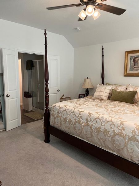 Furnished interior view inside a new home in Cypress Green: Cottage Collection, Hockley (Image 21).