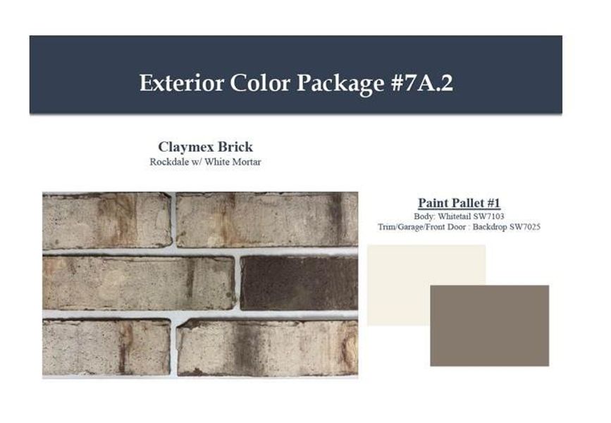 Sample of building materials used in homes in Laurel Landing, Alvin (Image 3).